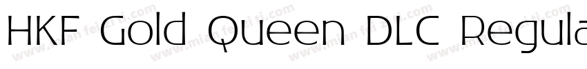 HKF Gold Queen DLC Regular字体转换